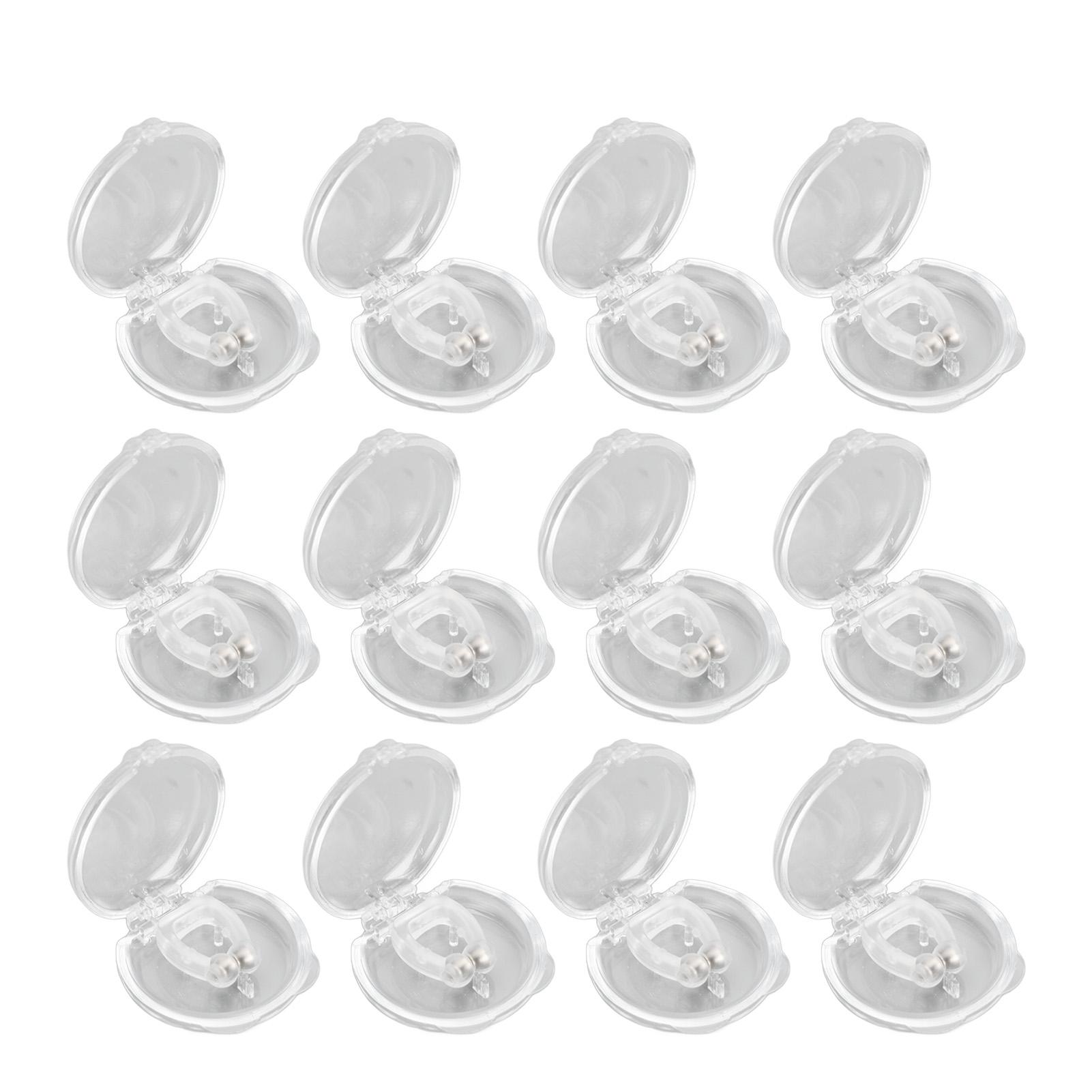 12pcs Silicone Magnetic Snoring Nose Clip Men Women Ergonomic Soft Snoring Device Solution for Sleep
12pcs Silicone Magnetic Snoring Nose Clip Men Women Ergonomic Soft Snoring Device Solution for Sleep