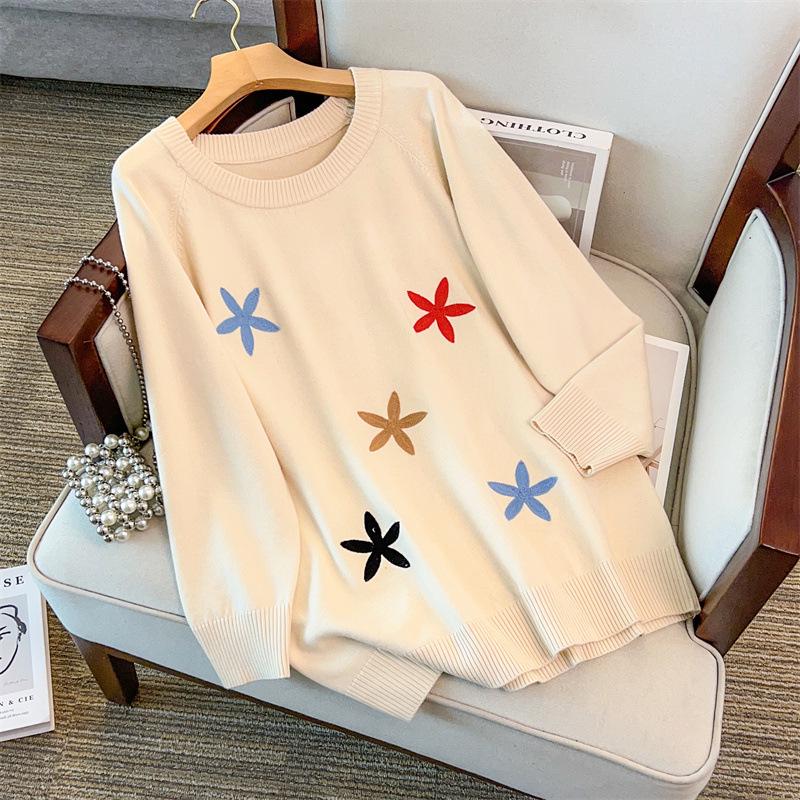 Plus Size Women s Loose Round Neck Pullover Sweater, Bust 150/160, 200/300 Jin, Knit Style 350-8092 4XL абрикос світлого кольору
Plus Size Women s Loose Round Neck Pullover Sweater, Bust 150/160, 200/300 Jin, Knit Style 350-8092 4XL абрикос світлого кольору