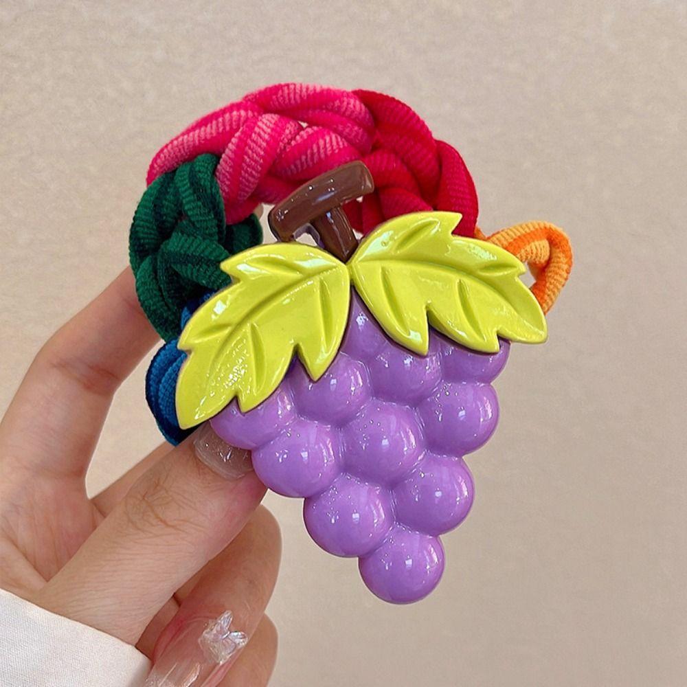 Watermelon Strawberry Ponytail Holder Korean Style Woven Scrunchies Sweet Fruit Hair Rope Female grape
Watermelon Strawberry Ponytail Holder Korean Style Woven Scrunchies Sweet Fruit Hair Rope Female grape