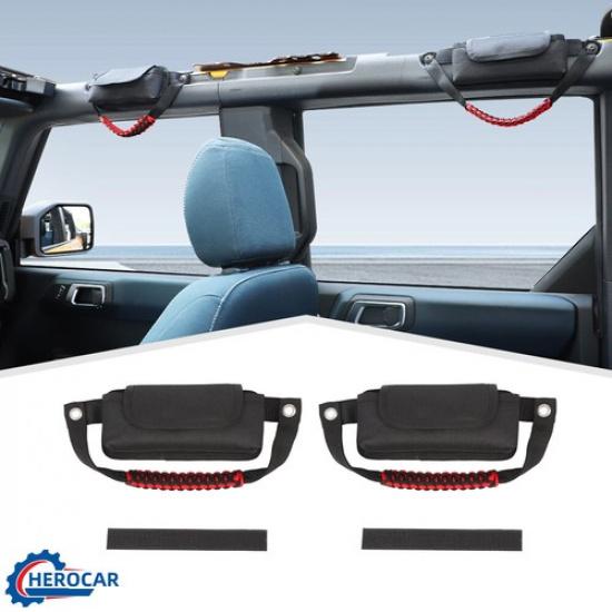 Red Front Door Roll Bar Grab Handle Storage Bag Holder For Bronco 21+Accessories
Red Front Door Roll Bar Grab Handle Storage Bag Holder For Bronco 21+Accessories