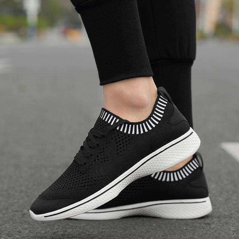Men s round head flying weaving casual men s casual single shoes front lace-up invisible height increase 8CM single shoes men s shoes 37
Men s round head flying weaving casual men s casual single shoes front lace-up invisible height increase 8CM single shoes men s shoes 37