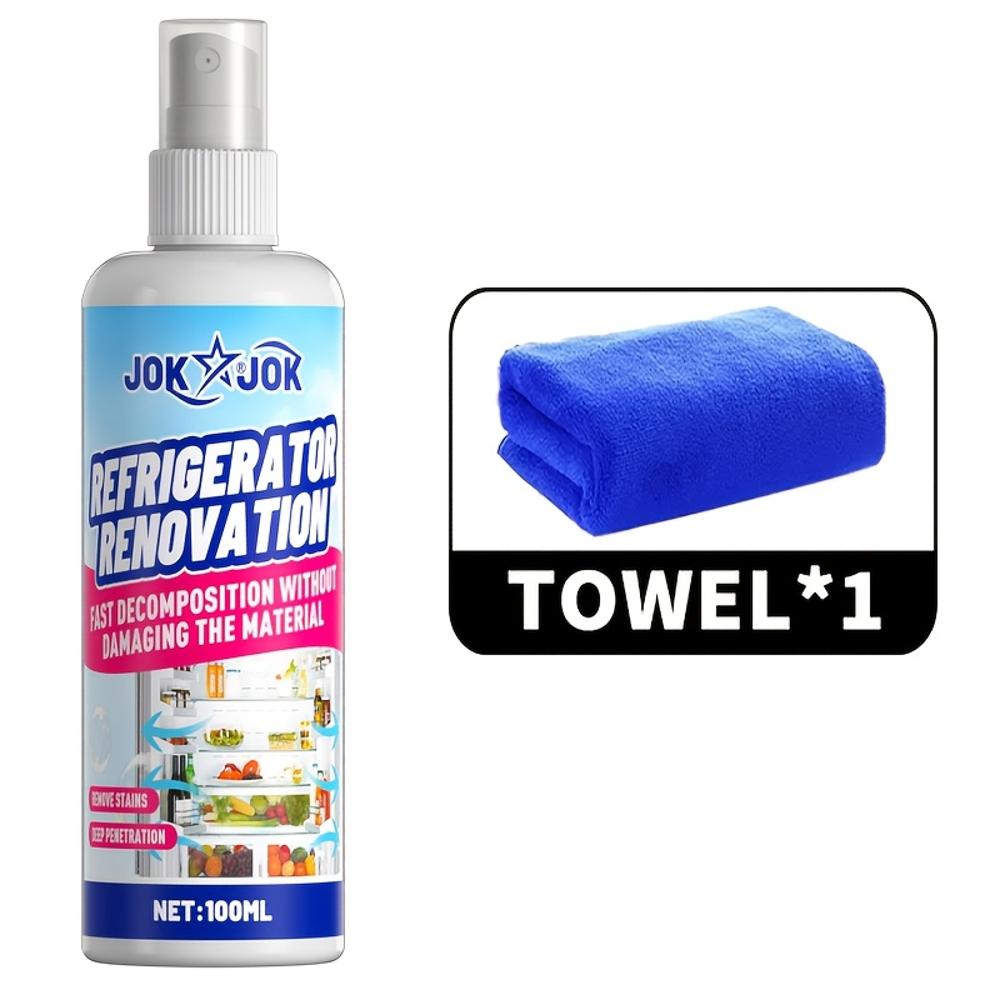 Multi-Purpose Cleaner, Suitable for Kitchen Grease, Metal Polishing, Fridge Cleaning, Comes with Lemon Scent, Includes Towel, Su
Multi-Purpose Cleaner, Suitable for Kitchen Grease, Metal Polishing, Fridge Cleaning, Comes with Lemon Scent, Includes Towel, Su
