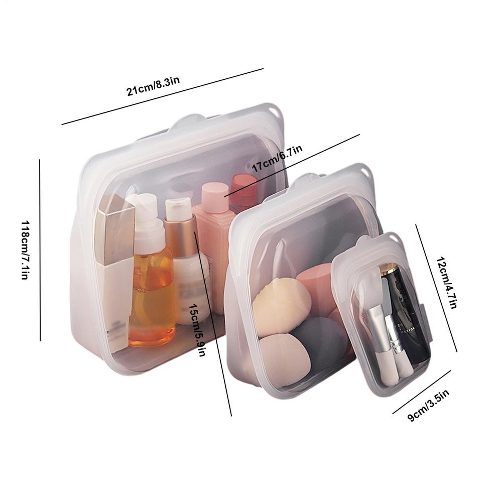 Reusable Sandwich Bags 3 Pieces Reusable Sandwich Pouches Airtight Food Container Bags For Meal Prep Lunch Travel Fridge Meat білий
Reusable Sandwich Bags 3 Pieces Reusable Sandwich Pouches Airtight Food Container Bags For Meal Prep Lunch Travel Fridge Meat білий
