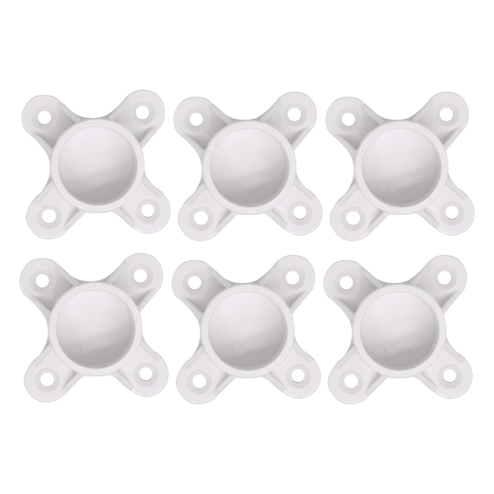 Set Of 6 Strong PVC Flange Connectors PVC Flange Fittings Upgrades For Securing Table Bases & Crafting Storage Systems
Set Of 6 Strong PVC Flange Connectors PVC Flange Fittings Upgrades For Securing Table Bases & Crafting Storage Systems