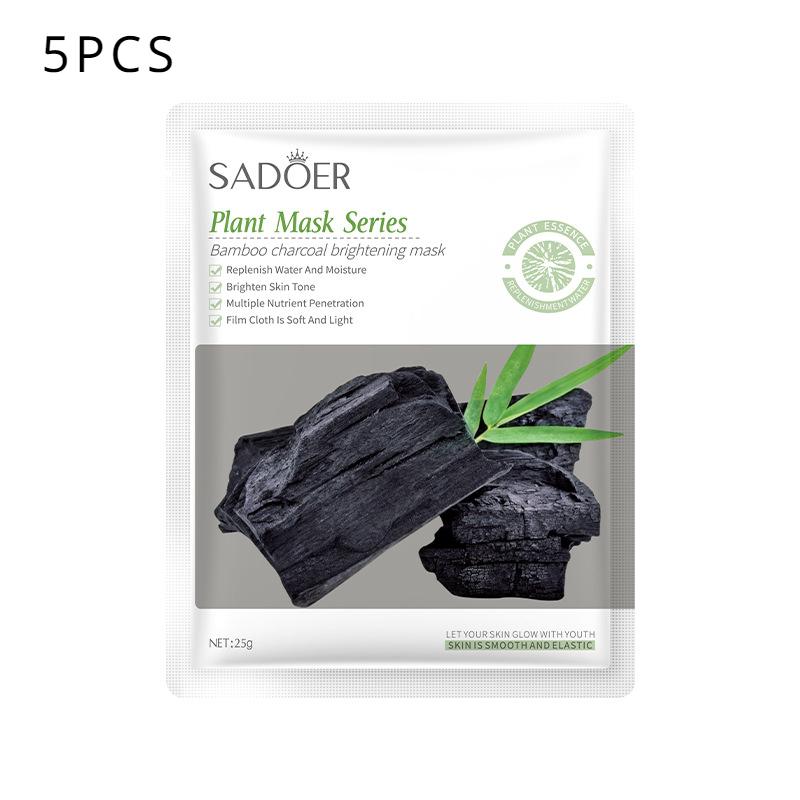 SADOER Маска для лица с бамбуковым углем, увлажняющая и омолаживающая 5pcs
SADOER Маска для лица с бамбуковым углем, увлажняющая и омолаживающая 5pcs