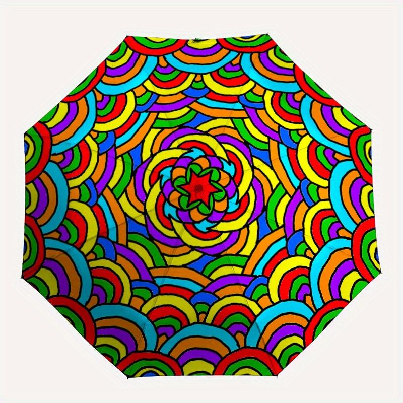 1pc Rainbow Waves Folding Umbrella , 8 Ribs Casual Durable Lightweight Portable Travelling Umbrella For Men & Women yy250728066
1pc Rainbow Waves Folding Umbrella , 8 Ribs Casual Durable Lightweight Portable Travelling Umbrella For Men & Women yy250728066