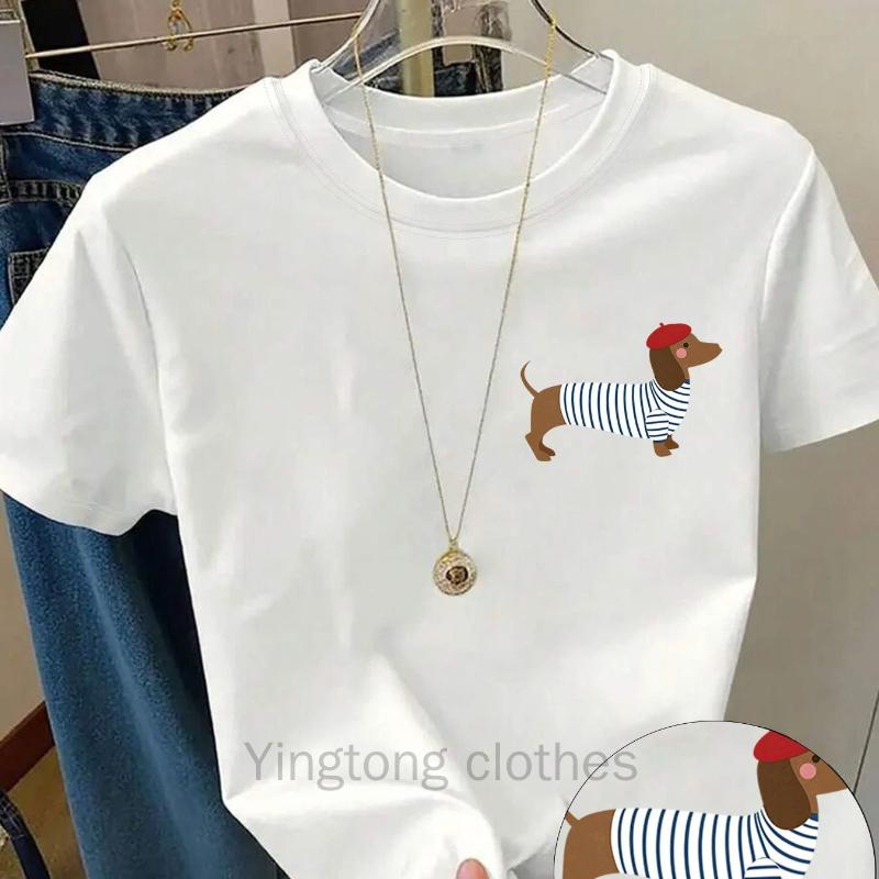 Casual Short-Sleeve Crew Neck T-Shirt with a Graphic Design, Perfect for Spring And Summer, Designed for Women XS белый
Casual Short-Sleeve Crew Neck T-Shirt with a Graphic Design, Perfect for Spring And Summer, Designed for Women XS белый