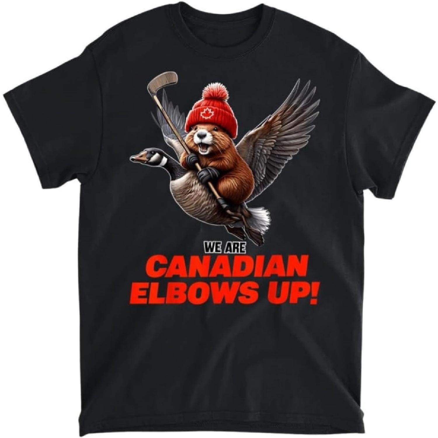 We are Canadian Elbows Up Angry Beaver Flying Goose Bumper T-Shirt, Tank Top, Long Sleeve Shirt, Sweatshirt, Hoodie Men Women Kids Made in Canada XXXXXL різнокольоровий
We are Canadian Elbows Up Angry Beaver Flying Goose Bumper T-Shirt, Tank Top, Long Sleeve Shirt, Sweatshirt, Hoodie Men Women Kids Made in Canada XXXXXL різнокольоровий