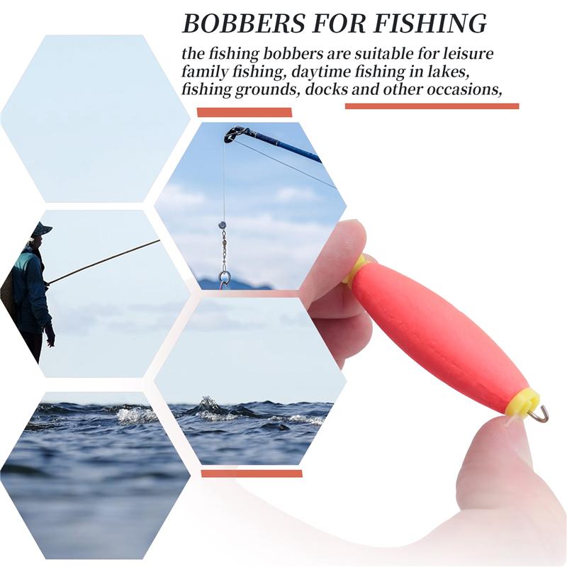 Classy-20 Pieces Fishing Bobbers Weighted Foam Snap On Float Weighted Bobbers For Fishing Tackle Accessories Fishing Supplies
Classy-20 Pieces Fishing Bobbers Weighted Foam Snap On Float Weighted Bobbers For Fishing Tackle Accessories Fishing Supplies