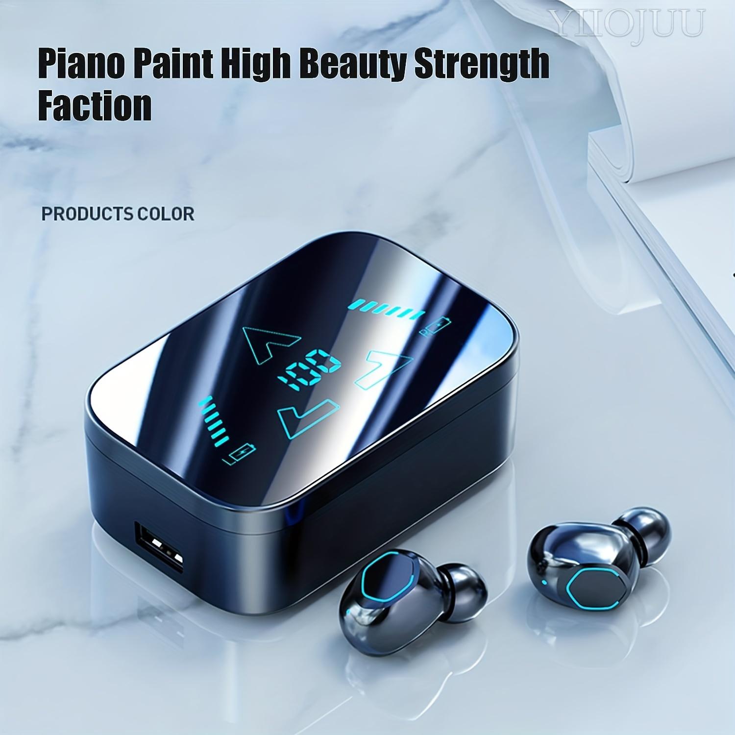 M48 Bluetooth-compatible Earphones Noise Reduction Gaming Wireless Earbuds with Digital Display Sliding Charging Case White
M48 Bluetooth-compatible Earphones Noise Reduction Gaming Wireless Earbuds with Digital Display Sliding Charging Case White