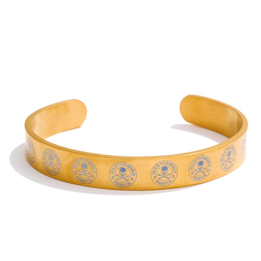 Yhpup 63mm Polished Metal Skull Pattern Cuff Bracelet Bangle 18K Golden Plated Stainless Steel Open High Quality Men Jewelry
Yhpup 63mm Polished Metal Skull Pattern Cuff Bracelet Bangle 18K Golden Plated Stainless Steel Open High Quality Men Jewelry