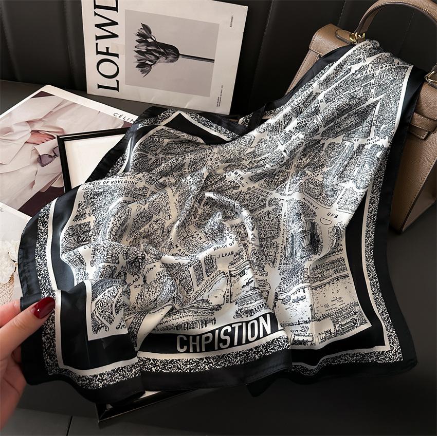 Роскошный квадратный шелковый шарф с цветочным принтом для женщин, мягкий атласный платок, повязка на голову, шейный платок, хиджаб, женская повязка на голову, фуляр, лента для сумки 70X70cm
Роскошный квадратный шелковый шарф с цветочным принтом для женщин, мягкий атласный платок, повязка на голову, шейный платок, хиджаб, женская повязка на голову, фуляр, лента для сумки 70X70cm