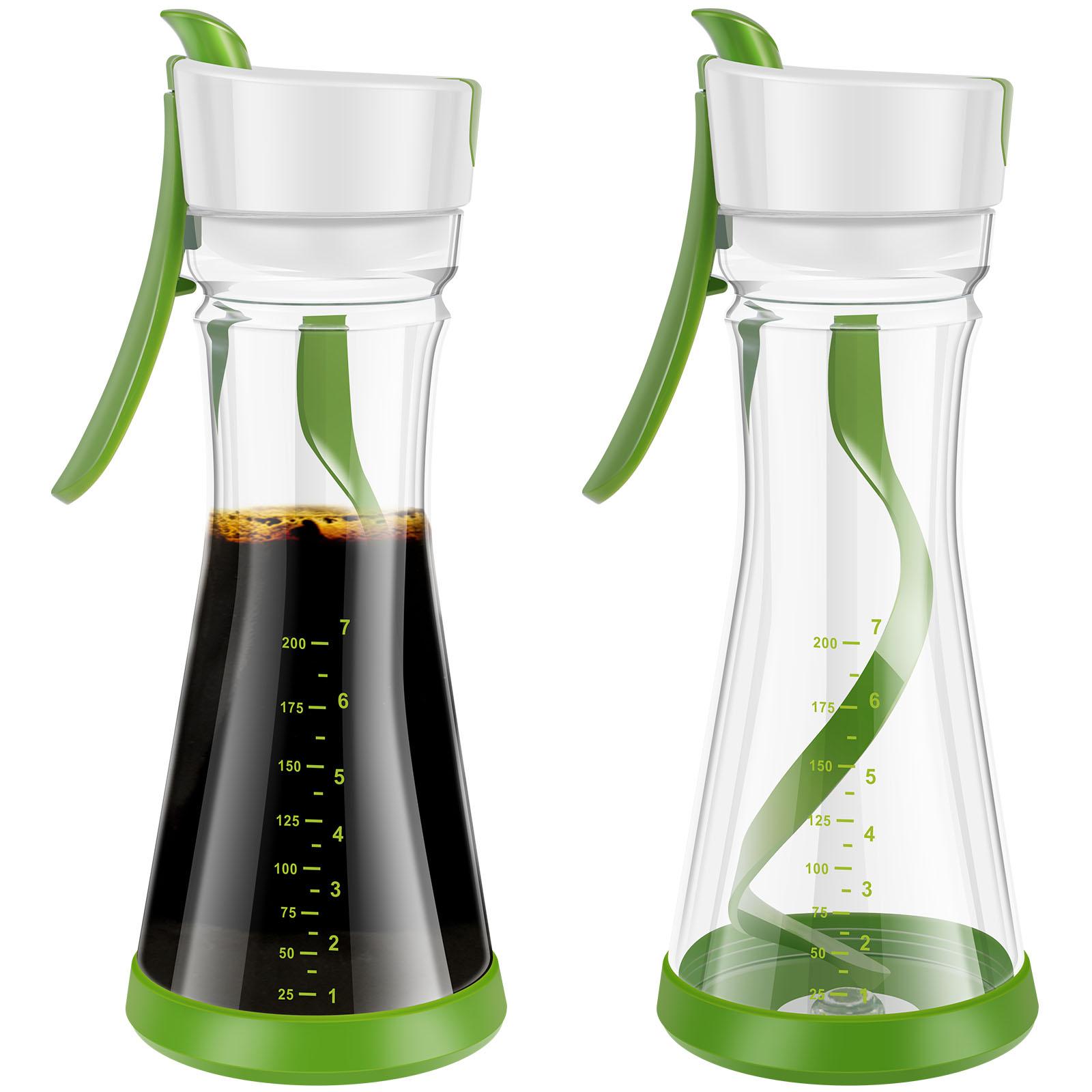 2Pcs Salad Dressing Shaker with Handle Leakproof Salad Dressing Mixer with Scale Dishwasher Safe Salad Dressing Bottle Shaker
2Pcs Salad Dressing Shaker with Handle Leakproof Salad Dressing Mixer with Scale Dishwasher Safe Salad Dressing Bottle Shaker
