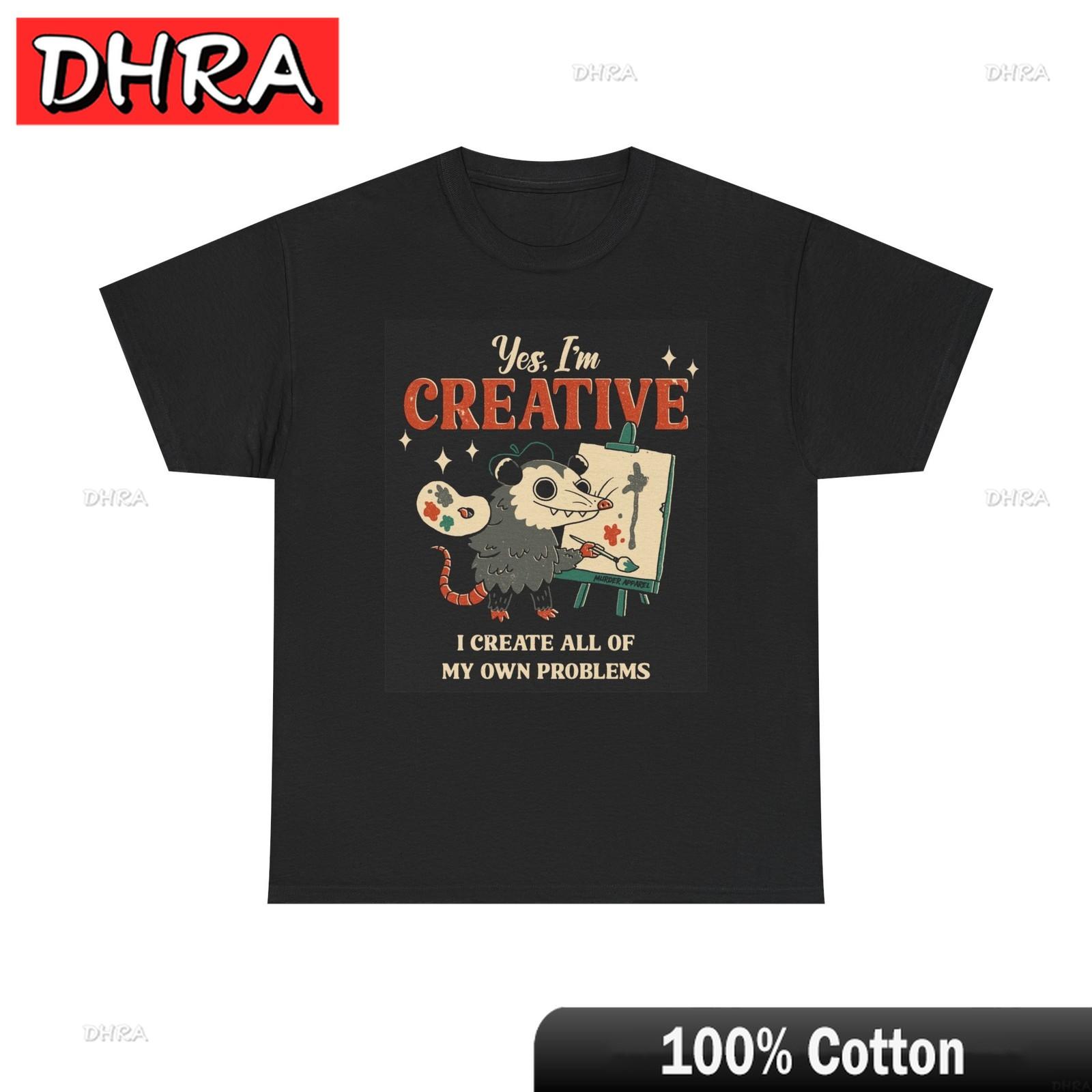 Yes Im Creative Graphic TShirt Brand New Cotton Tee Funny Minimalist Unique TShirts Female for Gifts Tshirts Unisex Cotton S
Yes Im Creative Graphic TShirt Brand New Cotton Tee Funny Minimalist Unique TShirts Female for Gifts Tshirts Unisex Cotton S