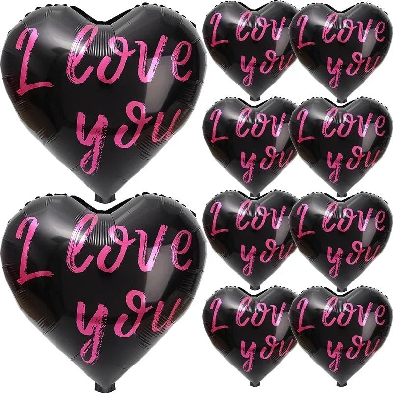 5/20 шт 18-дюймовые фольгированные шары в форме сердца с надписью «Я люблю тебя», свадебные шары на День святого Валентина, годовщину свадьбы, день рождения, украшение вечеринки 5PCS&18inch- 45cm чёрный
5/20 шт 18-дюймовые фольгированные шары в форме сердца с надписью «Я люблю тебя», свадебные шары на День святого Валентина, годовщину свадьбы, день рождения, украшение вечеринки 5PCS&18inch- 45cm чёрный
