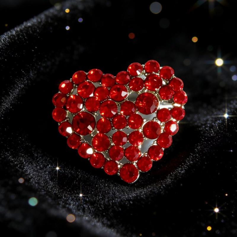 Exquisite Red Heart Shape Brooches For Women Lovers Love Full Of Love Pins Valentine Gifts Accessories червоний
Exquisite Red Heart Shape Brooches For Women Lovers Love Full Of Love Pins Valentine Gifts Accessories червоний