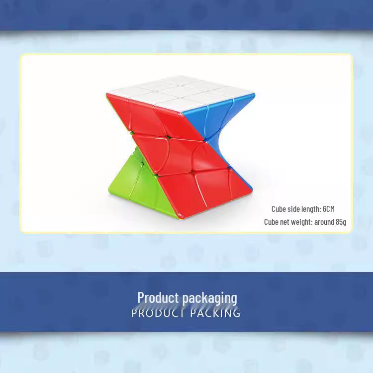 Panxin Twisted 3x3 Magic Cube - Colorful Irregular Educational Toy for Kids
Panxin Twisted 3x3 Magic Cube - Colorful Irregular Educational Toy for Kids