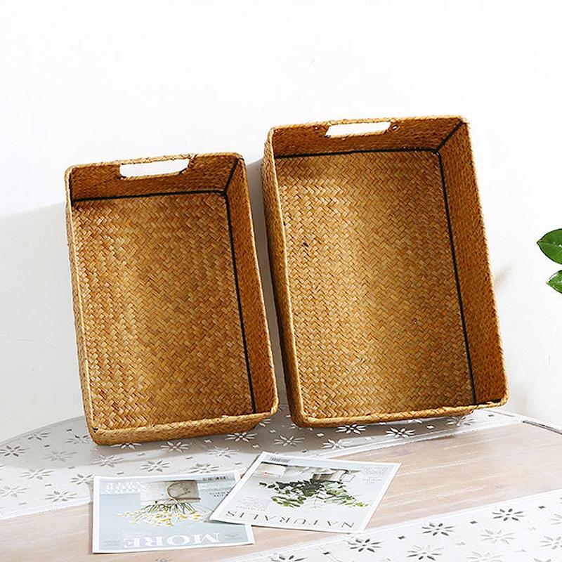 Wholesale Straw Rattan Storage Basket Large Capacity Woven Basket Organizer Desktop Sundries Storage Box Toy Laundry Basket
Wholesale Straw Rattan Storage Basket Large Capacity Woven Basket Organizer Desktop Sundries Storage Box Toy Laundry Basket