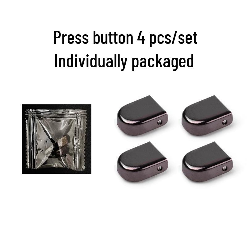 Магнитная металлическая пряжка для шнурков - Бесклеевая капсульная клипса для обуви 6mm Wide Press Buckle Gun Black - 4 Pack
Магнитная металлическая пряжка для шнурков - Бесклеевая капсульная клипса для обуви 6mm Wide Press Buckle Gun Black - 4 Pack