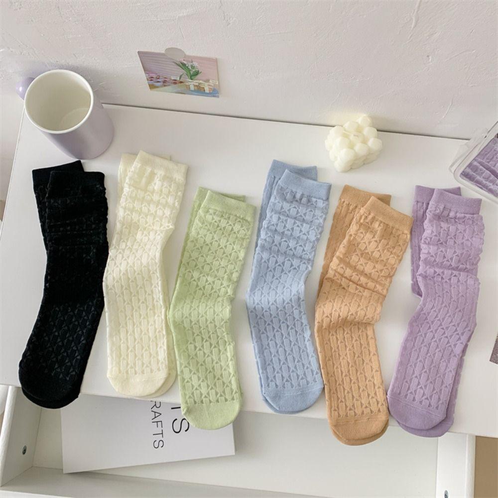 Lace Refreshing Korean Style Socks Glass Silk Socks Women Transparent Socks Flower Geometry Hosiery
Lace Refreshing Korean Style Socks Glass Silk Socks Women Transparent Socks Flower Geometry Hosiery