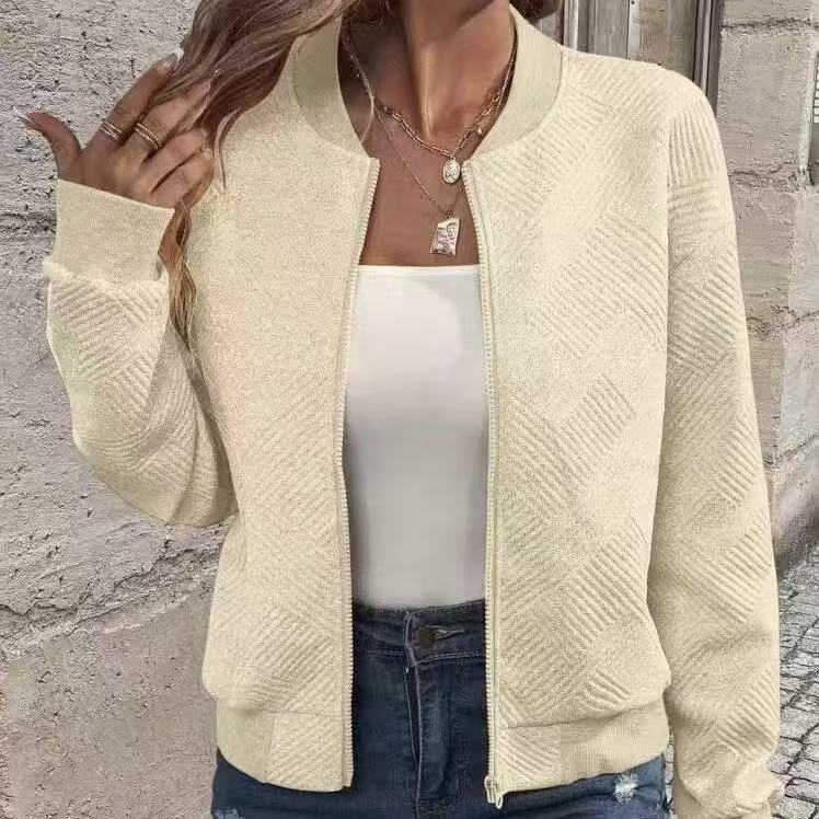 GMXIA осень-зима однотонная куртка на молнии с бейсбольным воротником повседневное пальто для женщин куртки и пальто с длинным рукавом XL абрикосовый
GMXIA осень-зима однотонная куртка на молнии с бейсбольным воротником повседневное пальто для женщин куртки и пальто с длинным рукавом XL абрикосовый