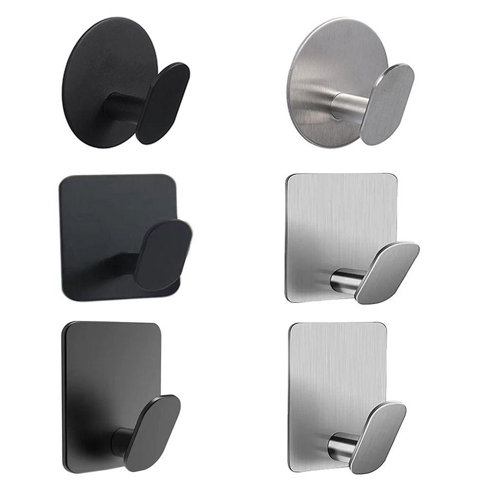 4PCS 304 Stainless Steel Robe Hooks Self-Adhesive Towel Holder Strong Load-bearing Wall Hooks Home Square-Silver
4PCS 304 Stainless Steel Robe Hooks Self-Adhesive Towel Holder Strong Load-bearing Wall Hooks Home Square-Silver