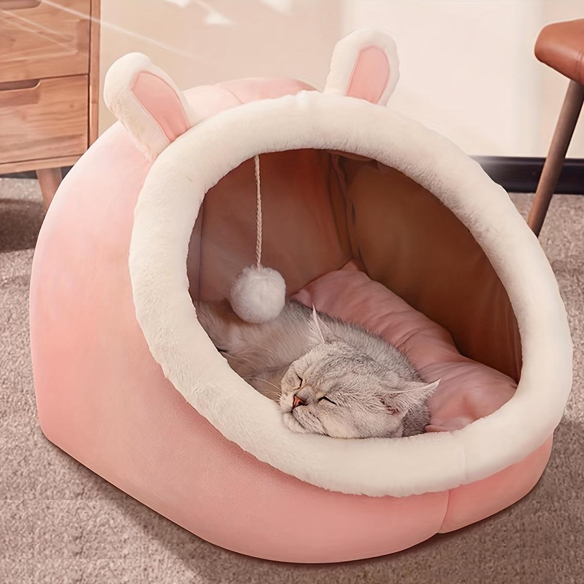 Кровать-пещера для кошек Кошачий домик Палатка для кошек с моющейся подушкой, мягкие и теплые лежанки для котят
Кровать-пещера для кошек Кошачий домик Палатка для кошек с моющейся подушкой, мягкие и теплые лежанки для котят