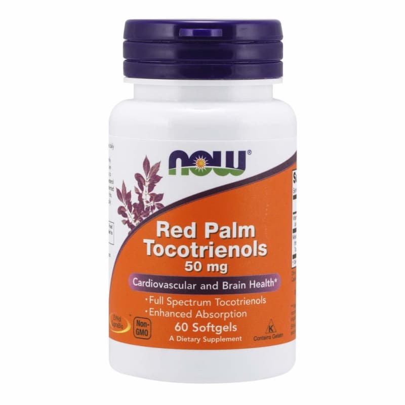 Now Foods Red Palm Tocotrienol 50 mg 60 Capsules
Now Foods Red Palm Tocotrienol 50 mg 60 Capsules