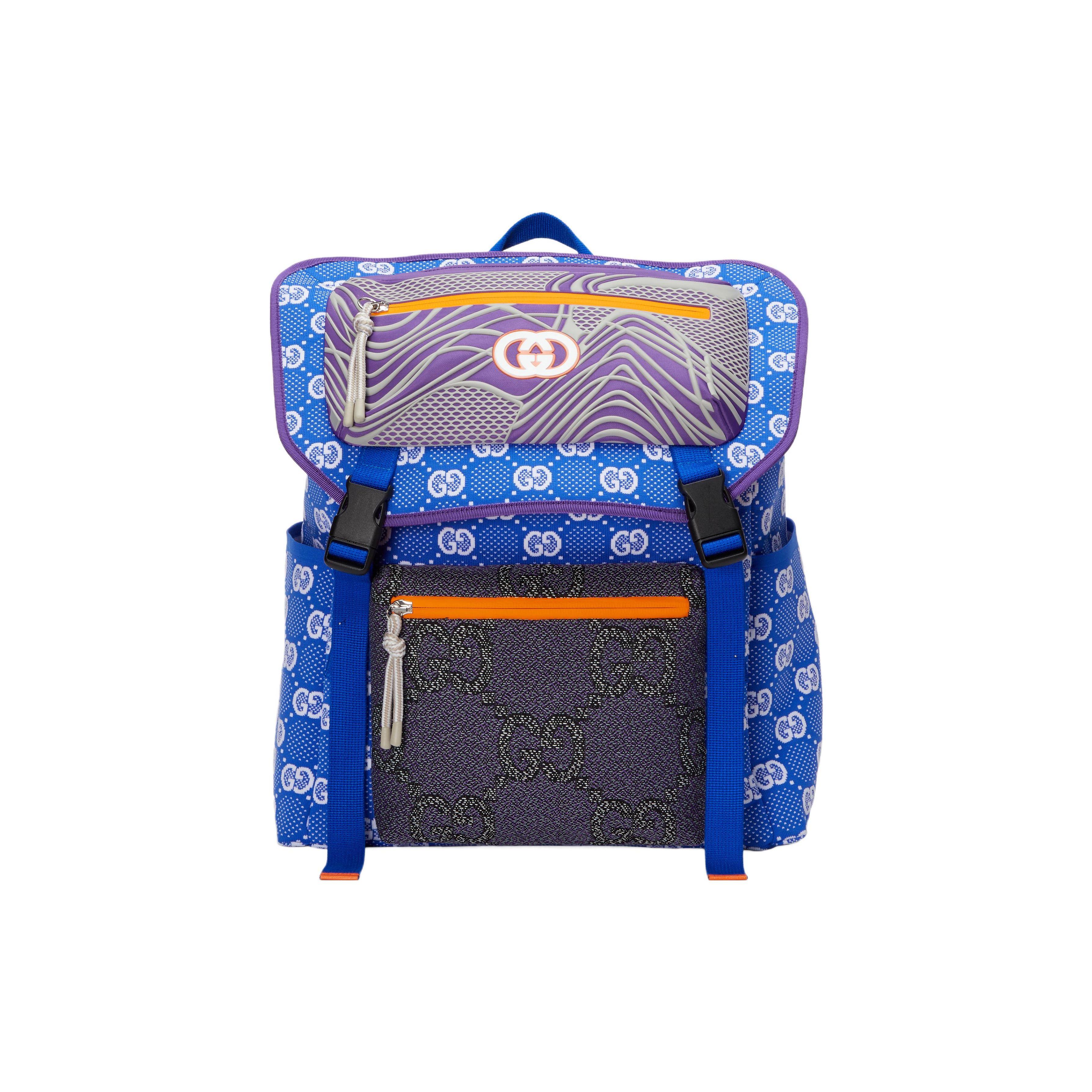 Gucci Interlocking Double G Decoration Drawstring Flap Closure Backpack Men Backpack Blue Multicolor 752085-FAB7V-8489 Basic Set (Bag+Dust Bag)
Gucci Interlocking Double G Decoration Drawstring Flap Closure Backpack Men Backpack Blue Multicolor 752085-FAB7V-8489 Basic Set (Bag+Dust Bag)