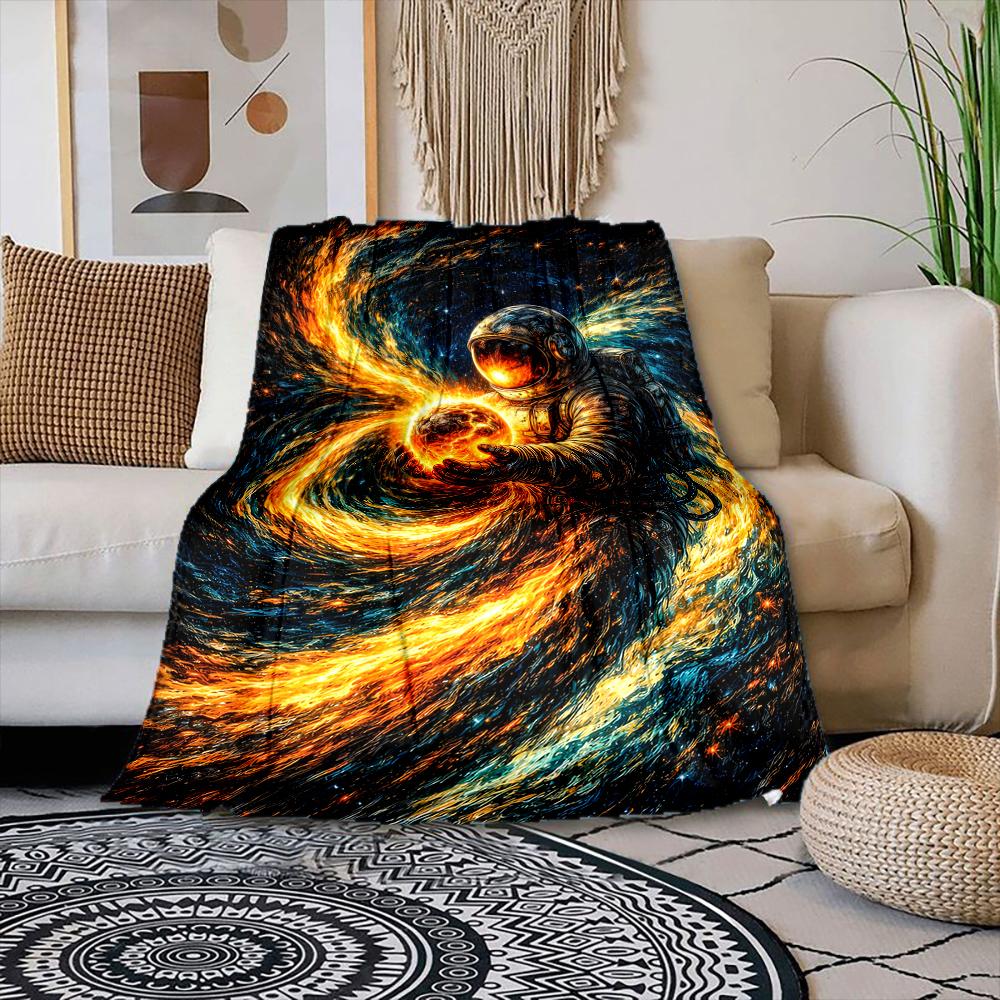 Multiple sizes Astronaut holding fireball Print Blanket Warm Soft Suitable for All Seasons for Home Sofa Travel Camping Picnics 75x100cm
Multiple sizes Astronaut holding fireball Print Blanket Warm Soft Suitable for All Seasons for Home Sofa Travel Camping Picnics 75x100cm