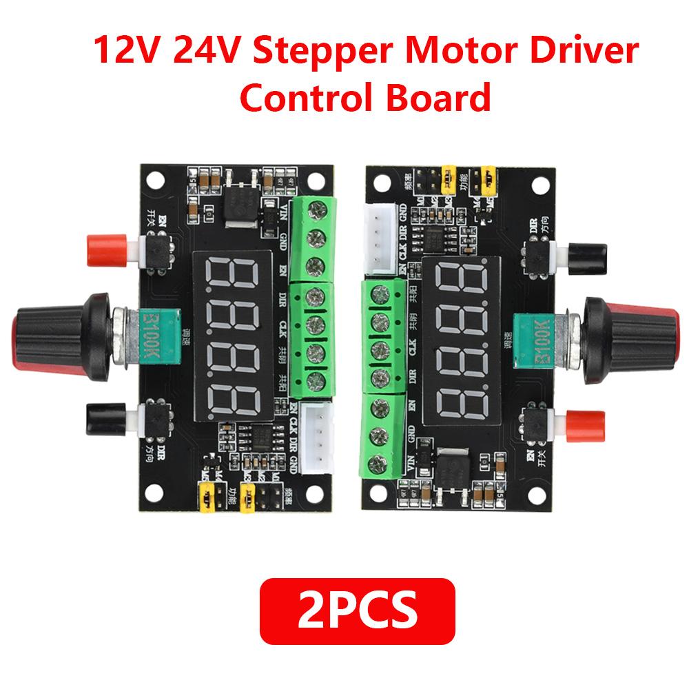 2PCS 12V 24V Stepper Motor Driver Forward Reverse Controller PWM Pulse Signal Generator Module for Automation Applications
2PCS 12V 24V Stepper Motor Driver Forward Reverse Controller PWM Pulse Signal Generator Module for Automation Applications
