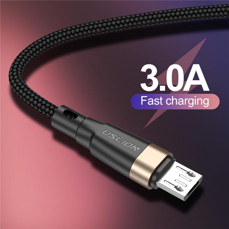 USLION Micro USB Кабель Быстрая зарядка 3A Microusb Шнур для Samsung Xiaomi Android Телефон USB зарядное устройство
USLION Micro USB Кабель Быстрая зарядка 3A Microusb Шнур для Samsung Xiaomi Android Телефон USB зарядное устройство
