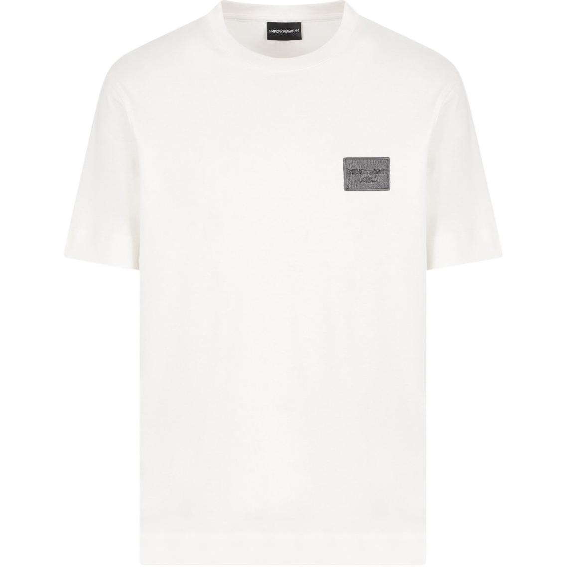 Emporio Armani Logo Patch Cotton Plain Knit Short Sleeve T-Shirt Men Tops White EM001018-AF12926-U0003 XXXL
Emporio Armani Logo Patch Cotton Plain Knit Short Sleeve T-Shirt Men Tops White EM001018-AF12926-U0003 XXXL