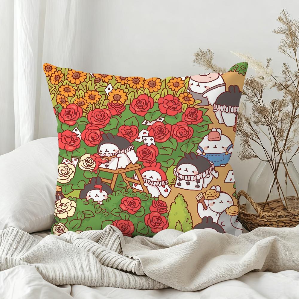 Cartoon MMolangSS Rabbit Cute Pillow Case Bedroom Sofa Living Room Backrest Decoration Square Cushion Nap Time 30x30 cm
Cartoon MMolangSS Rabbit Cute Pillow Case Bedroom Sofa Living Room Backrest Decoration Square Cushion Nap Time 30x30 cm