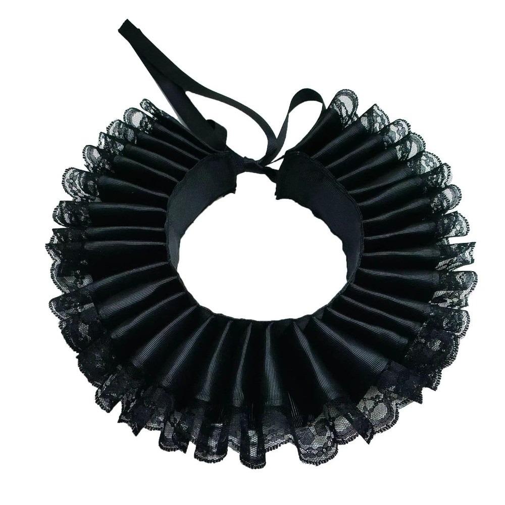 Lace Design Fake Collar Multi-layer Construction Adjustable Neck Collar Elegant Ruffled Style Decorative Collar
Lace Design Fake Collar Multi-layer Construction Adjustable Neck Collar Elegant Ruffled Style Decorative Collar