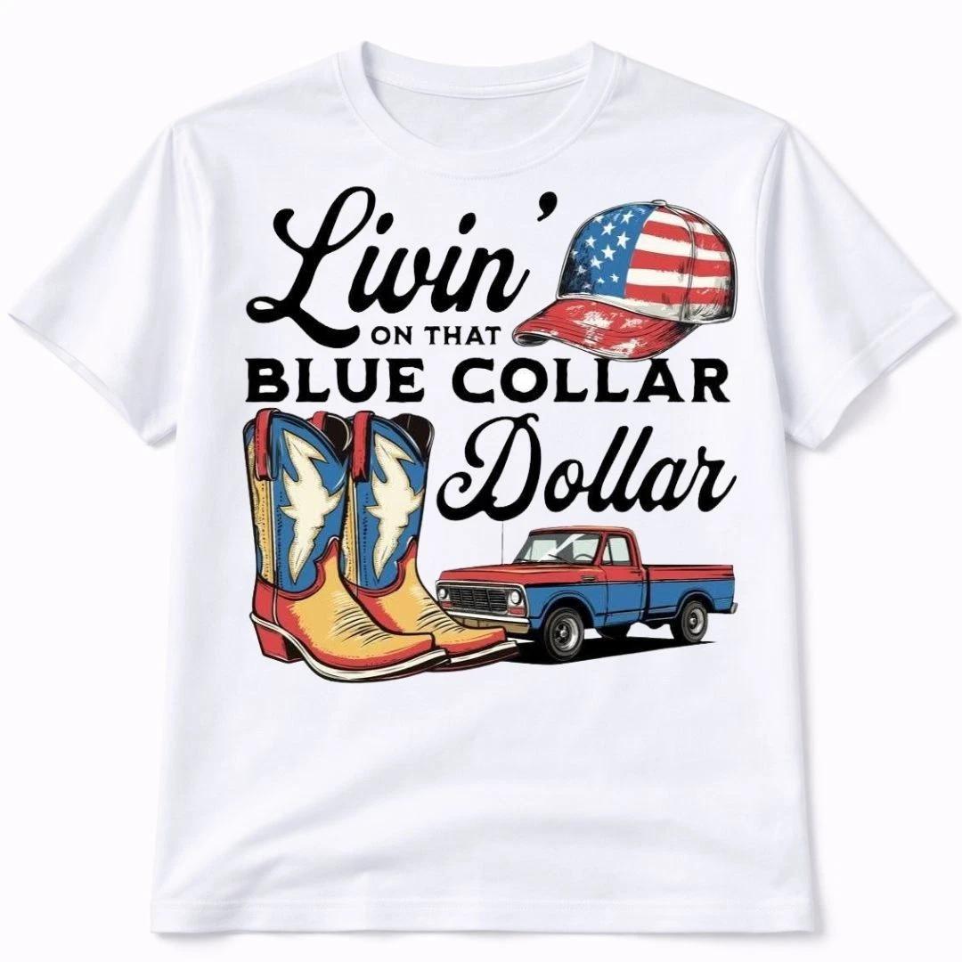 Blue Collar Western Graphic T Shirt Trendy Boutique Style Tee Womens Gifts White 4XL
Blue Collar Western Graphic T Shirt Trendy Boutique Style Tee Womens Gifts White 4XL