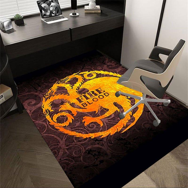 1pc Fire and Blood Office Carpet Chair Mats, Home Decor Mat | Fantasy Theme Mat | Durable Mat, Dragon DecorB08 60cm by 90cm
1pc Fire and Blood Office Carpet Chair Mats, Home Decor Mat | Fantasy Theme Mat | Durable Mat, Dragon DecorB08 60cm by 90cm