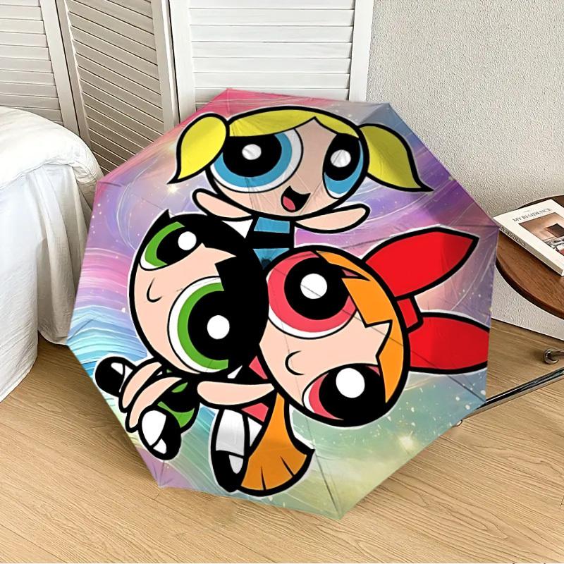 1pc Powerpuff Girls Automatic Folding Umbrella, 8-Rib Durable Frame, Durable Foldable Design - Elegant Gift for Commute yy251210100
1pc Powerpuff Girls Automatic Folding Umbrella, 8-Rib Durable Frame, Durable Foldable Design - Elegant Gift for Commute yy251210100