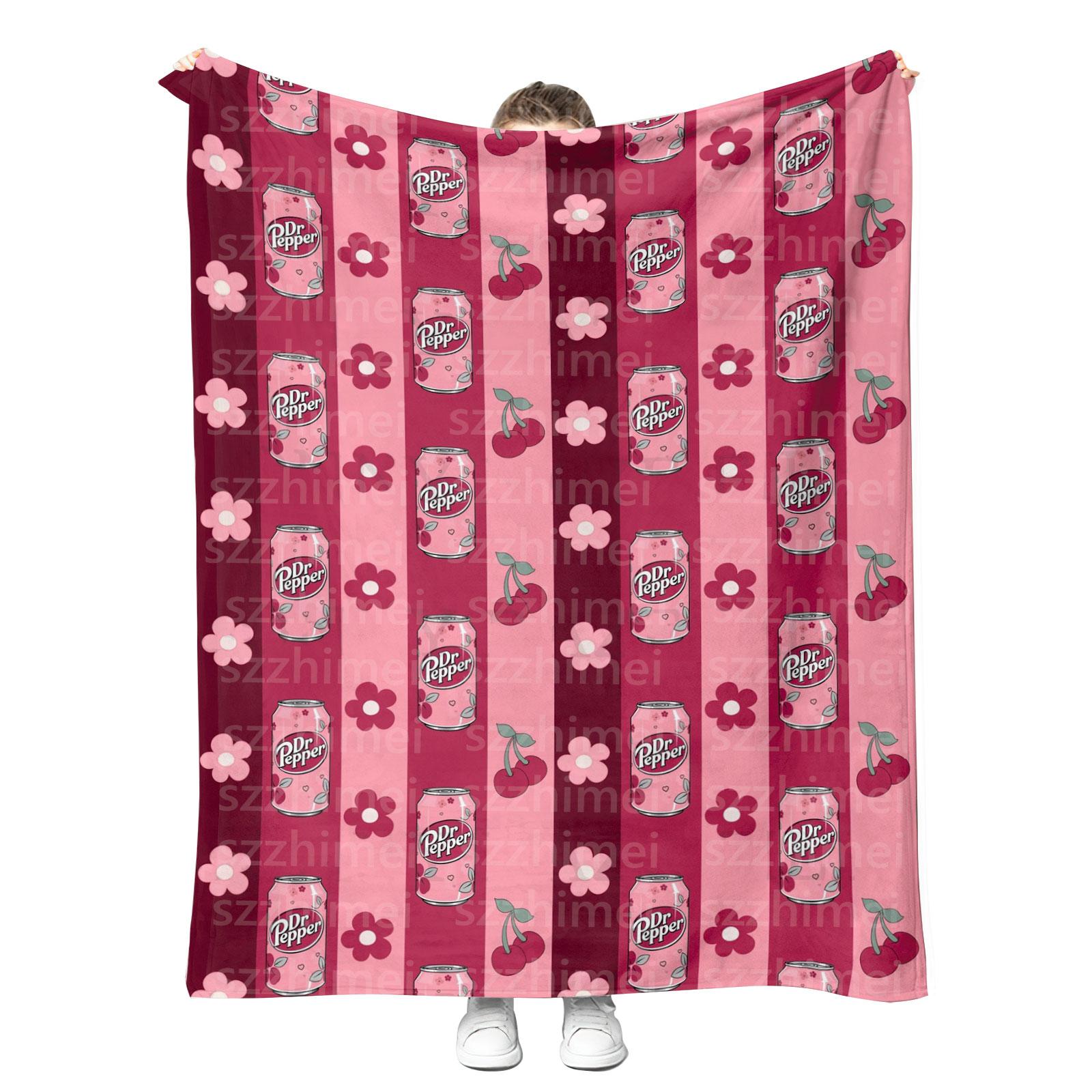 New Customizable Printing Trendy Fashion Soft Drink Dr Peppers Dr.Peppered Fleece Flannel Throw Blankets 130x150cm
New Customizable Printing Trendy Fashion Soft Drink Dr Peppers Dr.Peppered Fleece Flannel Throw Blankets 130x150cm