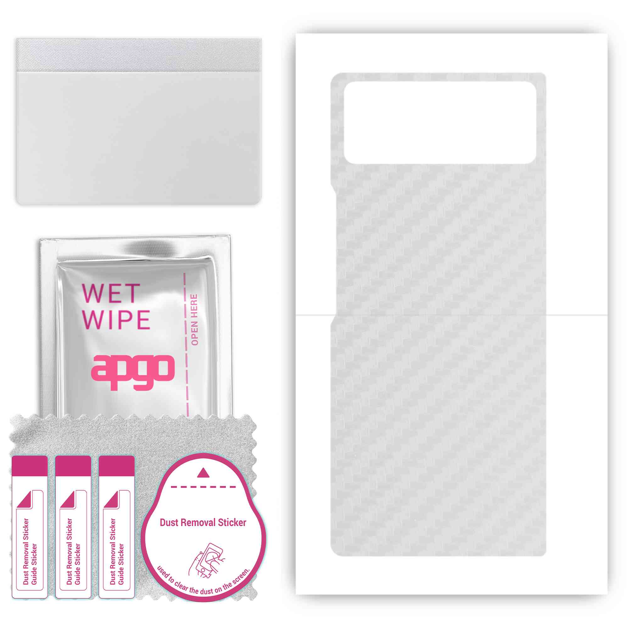 apgo Protective Skin Sticker for the back compatible with Xiaomi Mix Fold 2, Wrap Film, Foil, Vinyl - Pattern Transparent Carbon
apgo Protective Skin Sticker for the back compatible with Xiaomi Mix Fold 2, Wrap Film, Foil, Vinyl - Pattern Transparent Carbon