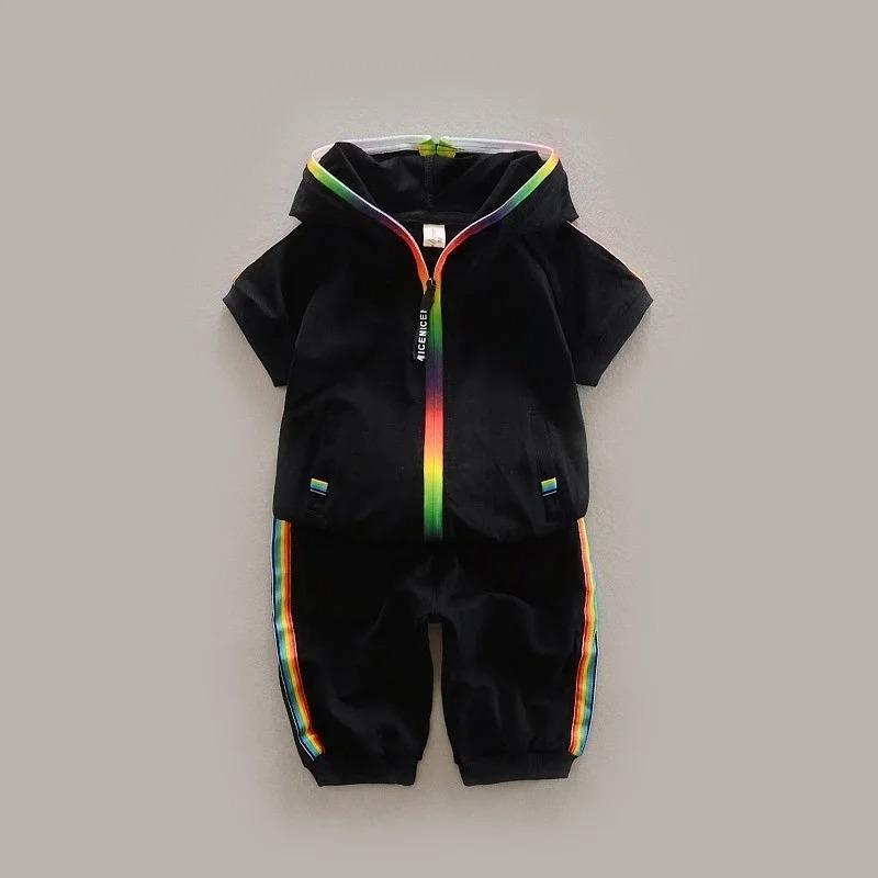 Summer Baby Girl Clothes Boys Clothing Children Fashion Hooded Shirt ShortsSets Toddler Casual Costume Kids Tracksuits 120cm чорний
Summer Baby Girl Clothes Boys Clothing Children Fashion Hooded Shirt ShortsSets Toddler Casual Costume Kids Tracksuits 120cm чорний