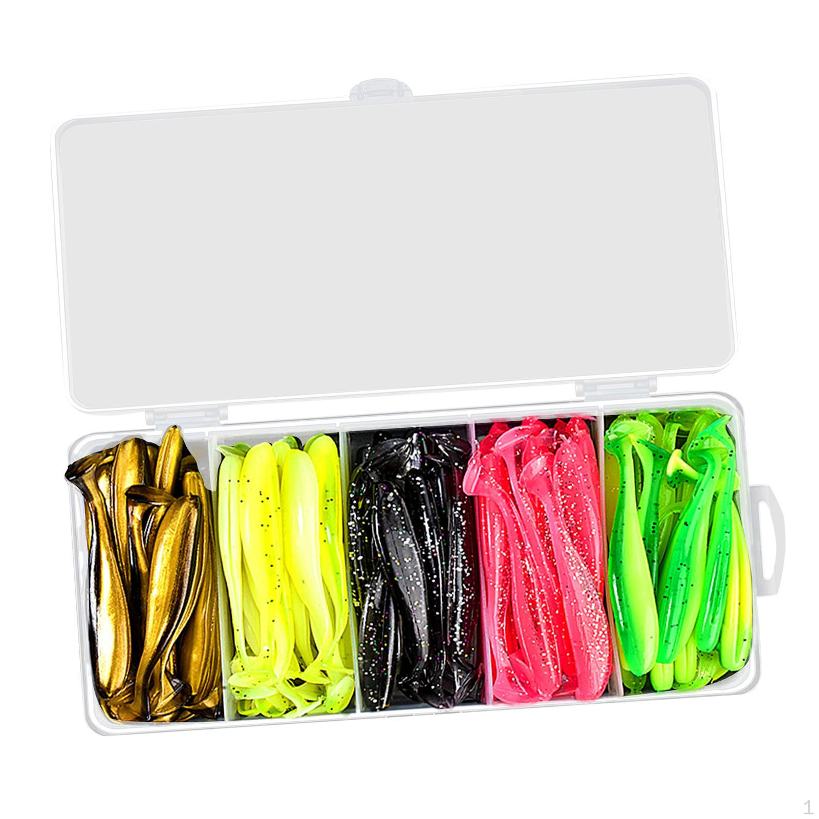 100 штук м яких приманок, свімбейтів, штучних, подарунок рибалці, яскраві приманки, риболовля на окуня 7.5 cm
100 штук м яких приманок, свімбейтів, штучних, подарунок рибалці, яскраві приманки, риболовля на окуня 7.5 cm