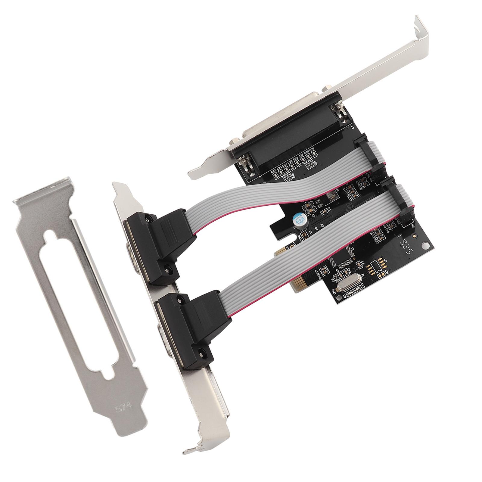 PCI-E до 2 послідовних карт, 1 паралельний порт, настільна карта розширення PCI, карта адаптера порту LPT
PCI-E до 2 послідовних карт, 1 паралельний порт, настільна карта розширення PCI, карта адаптера порту LPT
