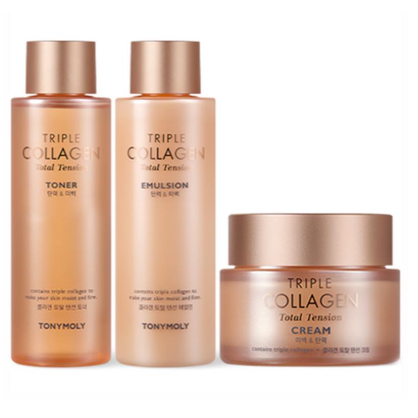 Tonymoly triple collagen tension 3pcs set anti aging care Korea Beauty
Tonymoly triple collagen tension 3pcs set anti aging care Korea Beauty