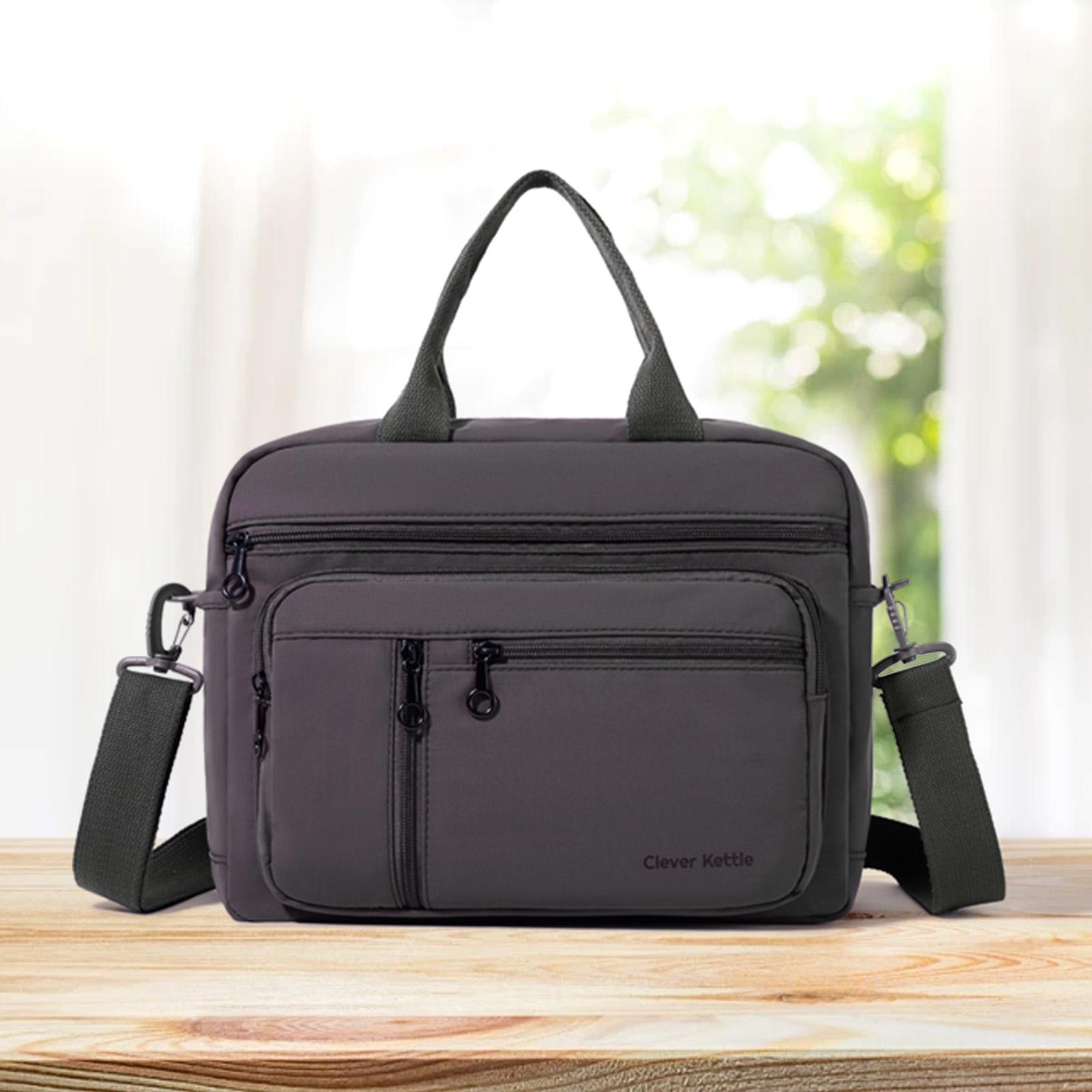 Unisex Nylon Laptop Briefcase Large Capacity Shoulder Laptop Case for Business Work Office Travel
Unisex Nylon Laptop Briefcase Large Capacity Shoulder Laptop Case for Business Work Office Travel