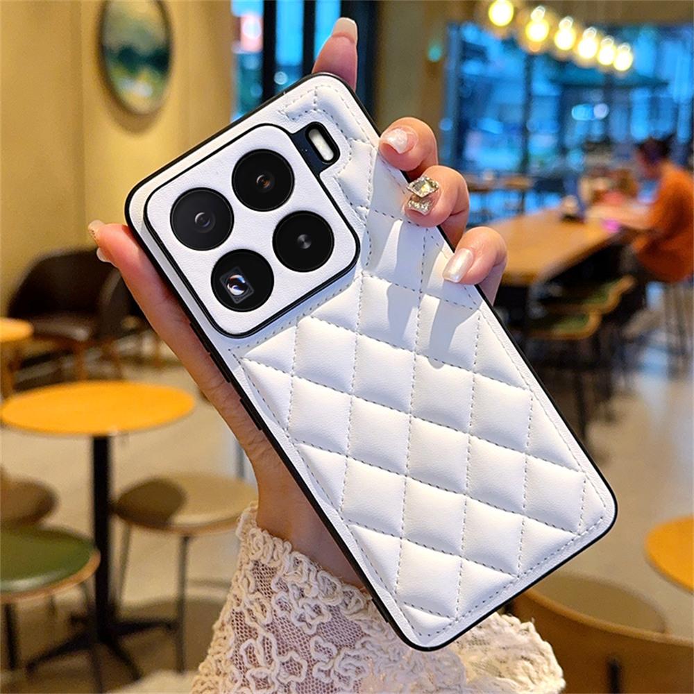 For Xiaomi 15 Pro Case Rhombus Stitching PU Leather+TPU Shockproof Phone Cover Black 
For Xiaomi 15 Pro Case Rhombus Stitching PU Leather+TPU Shockproof Phone Cover Black