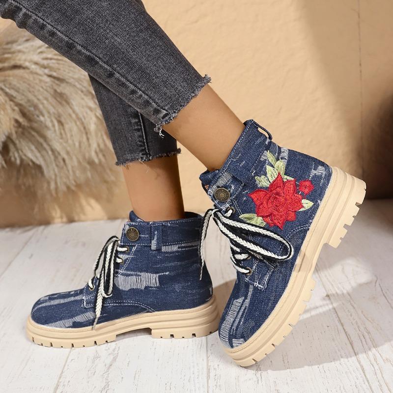 Модные женские массивные ботинки-одиночки Новые осенние с круглым носком Джинсовые вышитые На шнуровке спереди Толстая подошва Нескользящие ботильоны 42 темно-синий
Модные женские массивные ботинки-одиночки Новые осенние с круглым носком Джинсовые вышитые На шнуровке спереди Толстая подошва Нескользящие ботильоны 42 темно-синий