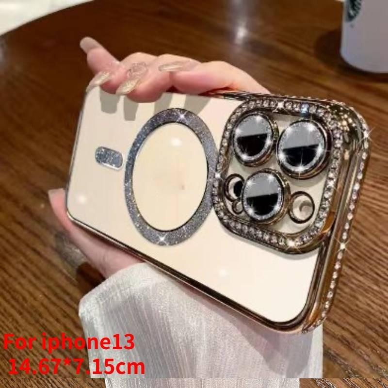 Новый чехол для iPhone 15/13/11 со сверкающими бриллиантами и магнитной застежкой, дизайн с полным покрытием
Новый чехол для iPhone 15/13/11 со сверкающими бриллиантами и магнитной застежкой, дизайн с полным покрытием