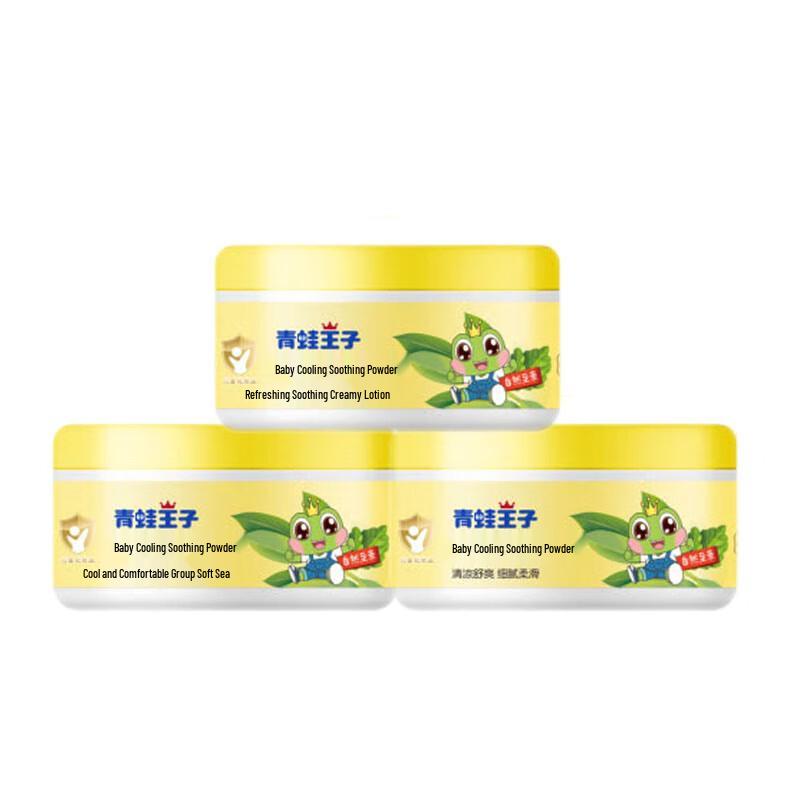 Frog Prince Baby Cool Soothing Powder 3 x 140g
Frog Prince Baby Cool Soothing Powder 3 x 140g