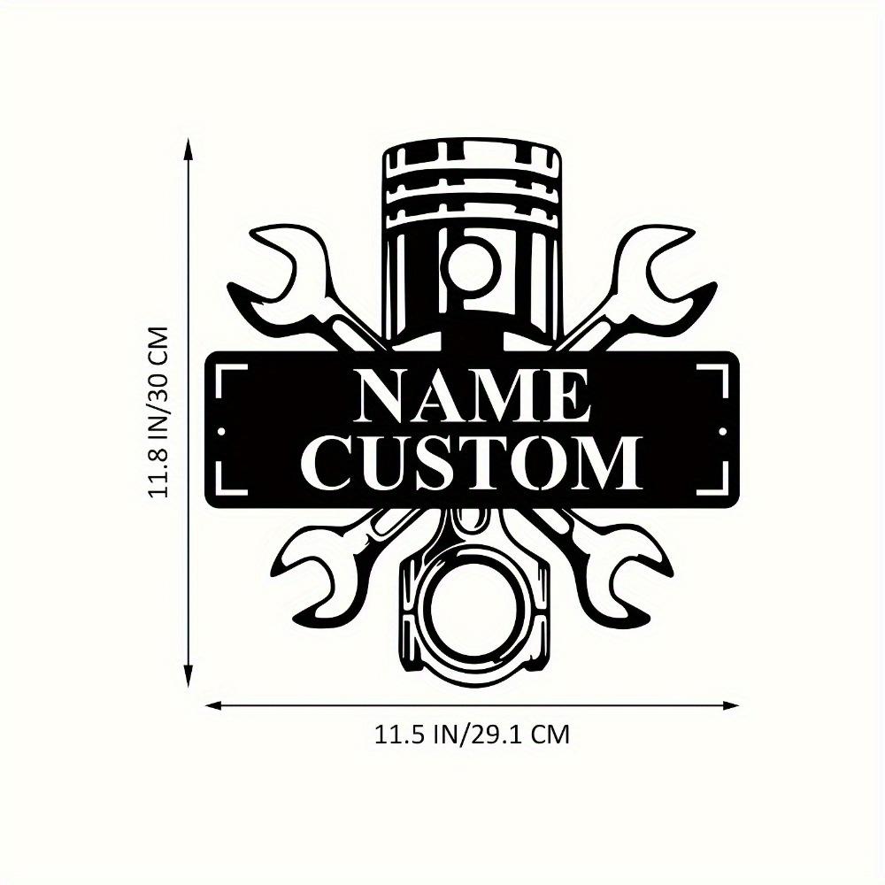 Custom Metal Sign Garage Nameplate Wall Decor Mechanic Studio Gift
Custom Metal Sign Garage Nameplate Wall Decor Mechanic Studio Gift